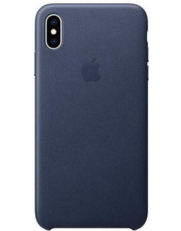 MRWU2ZM/A Apple Leather Cover for iPhone XS Max Midnight Blue