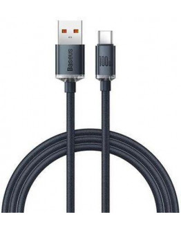 Baseus CAJY000401 Crystal Shine Series Data Cable USB - USB-C 100W 1,2m Black